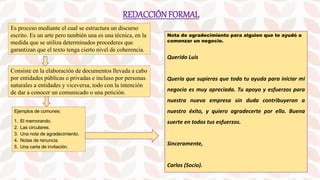 REDACCIÓN FORMAL | PPTX