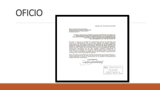 OFICIO
 