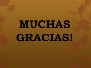 MUCHAS
GRACIAS!
 