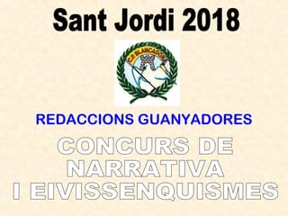 REDACCIONS GUANYADORES
 