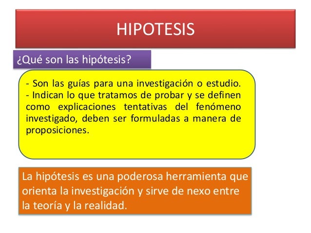 DESARROLLO DE HIPOTESIS