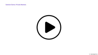 Solution Demo: Private Markets
 