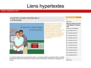 Liens hypertextes 
