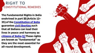 Fundamental Rights In Indian Constitution Pptx Fundamental Rights In Indian Constitution Pptx