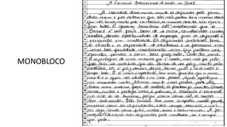 MONOBLOCO
 