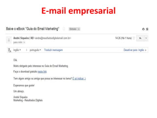 E-mail empresarial
 