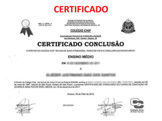 CERTIFICADO
 