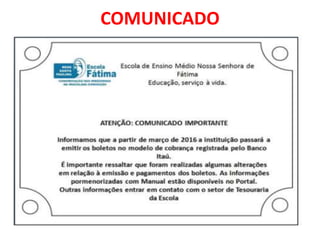 COMUNICADO
 