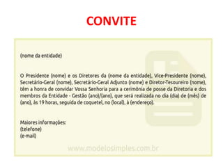 CONVITE
 