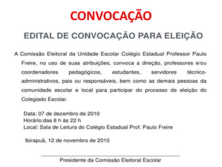 CONVOCAÇÃO
 