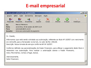 E-mail empresarial
 