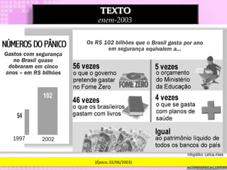 TEXTO
  enem-2003




(Época,	
  02/06/2003)	
  
 