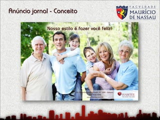 Anúncio jornal - Conceito

 