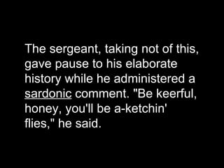 Keeful Vocabulary for The Red Badge of Courage | PPT