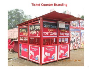 Private & Confidential Ticket Counter Branding 