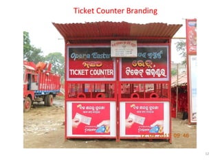 Private & Confidential Ticket Counter Branding 