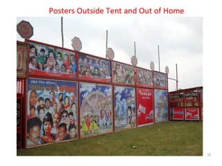 Private & Confidential Posters Outside Tent and Out of Home 