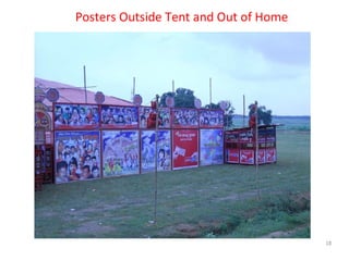 Private & Confidential Posters Outside Tent and Out of Home  