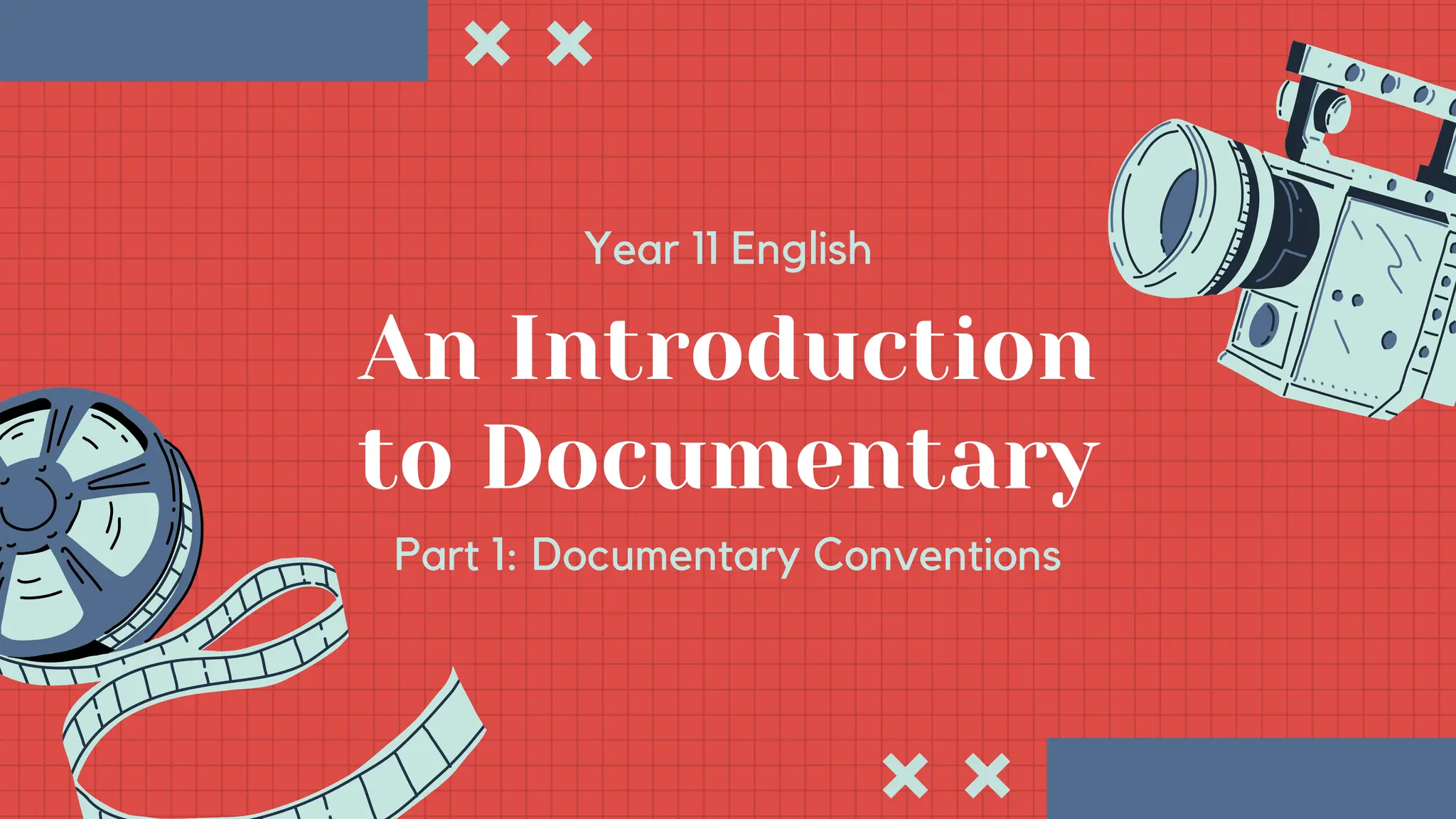 Red Blue Green Illustrative English Media Documentary Film Conventions ...