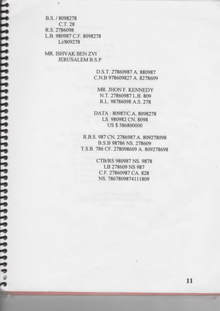 PRESIDENTIAL RED BOOK !!