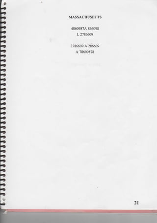 PRESIDENTIAL RED BOOK !!