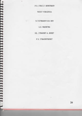 PRESIDENTIAL RED BOOK !!