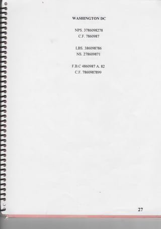 PRESIDENTIAL RED BOOK !!