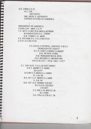 PRESIDENTIAL RED BOOK !!