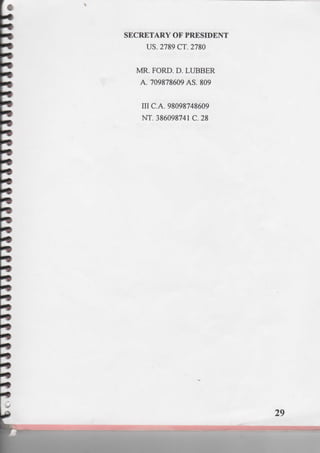 PRESIDENTIAL RED BOOK !!