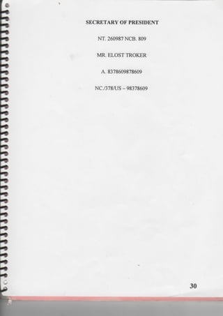 PRESIDENTIAL RED BOOK !!