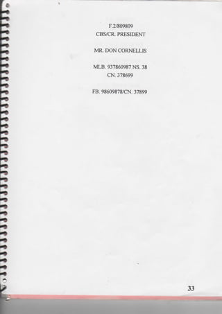 PRESIDENTIAL RED BOOK !!