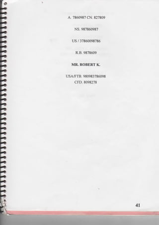 PRESIDENTIAL RED BOOK !!