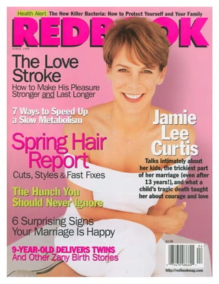 REDBOOK MAGAZINE HAIR AND MAKEUP FEATURE BY NANCY ANGIELLO