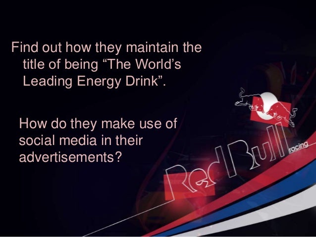 red bull case study ppt