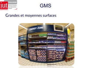 GMS 
Grandes 
et 
moyennes 
surfaces 
 