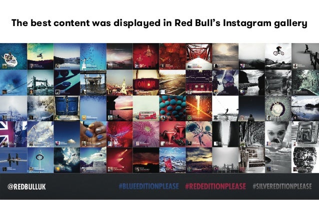 Red Bull Instagram Your Inspiration Case Study