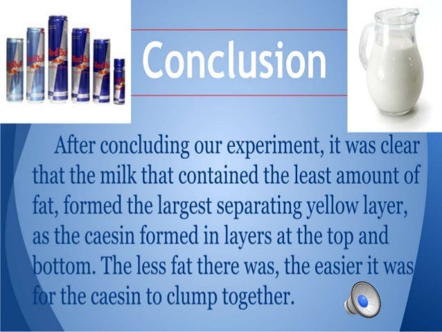Redbull milk Experiment