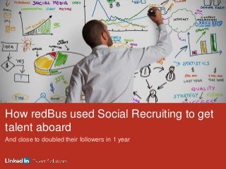 How redBus used Social Recruiting to get
talent aboard
And close to doubled their followers in 1 year
 