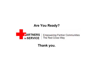 Are You Ready? Thank you. 