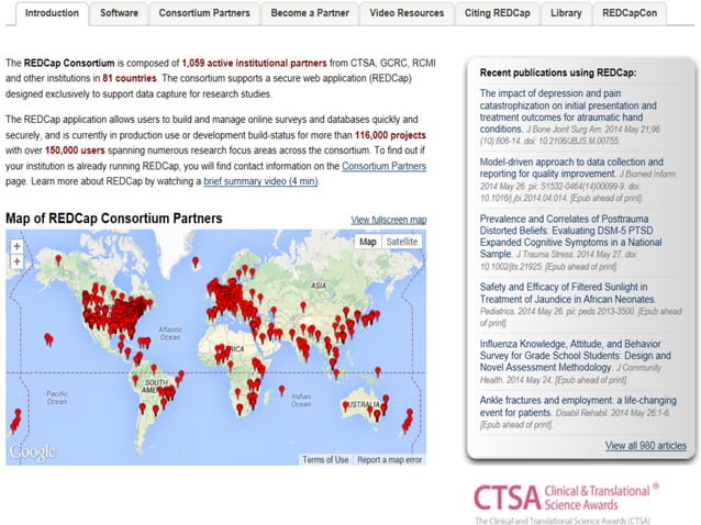 Introduction to using REDCap for multi-site longitudinal research in ...