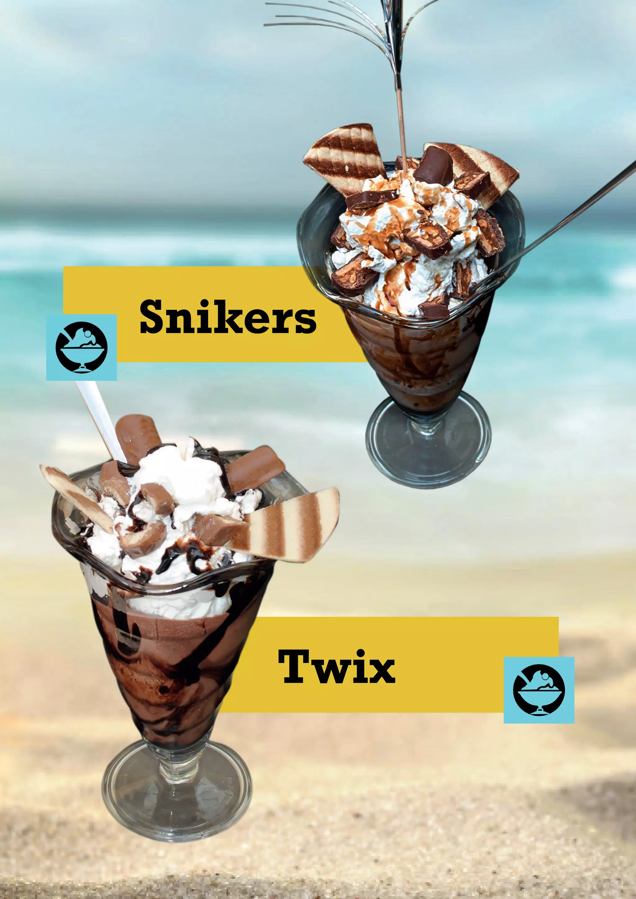 Twix
Snikers
 