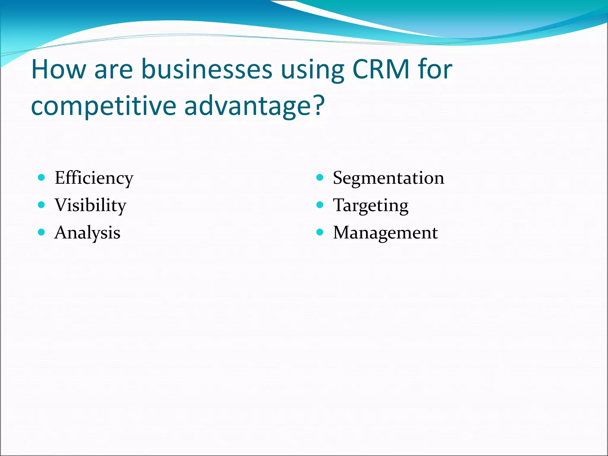 Managing and Tracking Opportunites