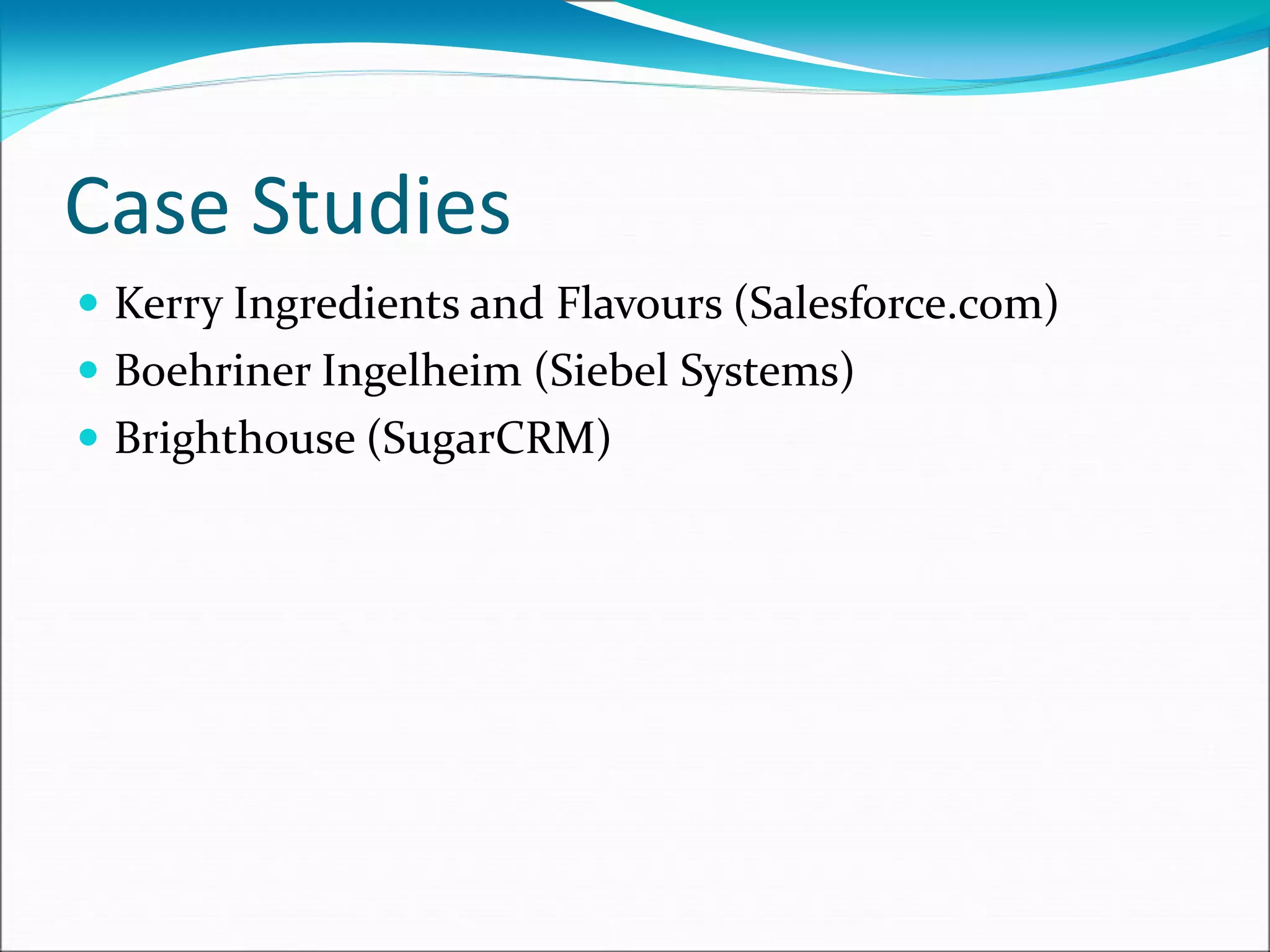 Managing and Tracking Opportunites