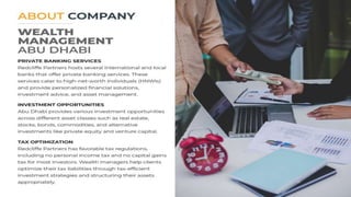 Redcliffe Partners Wealth Management Abu Dhabi: Redcliffe Partners | PPTX