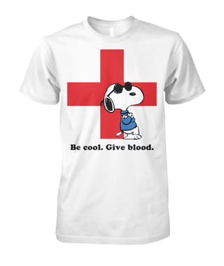 Donate Blood Snoopy T Shirts