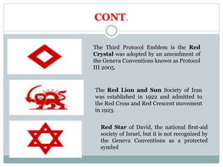 Red cross and Red Crescent | PPTX