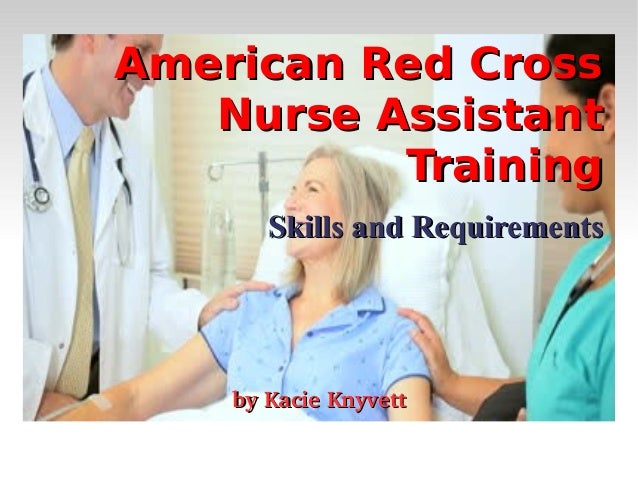 American Red cross CNA Training American Red cross CNA Training