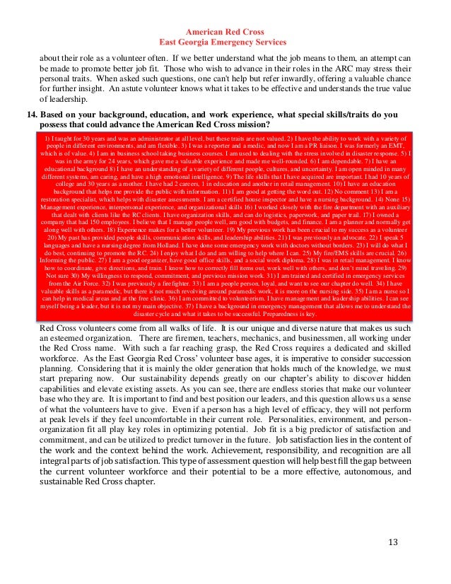Dissertation and volunteers