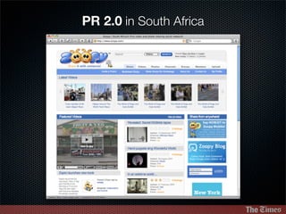 RedCube Presentation on Social Media / Multimedia for PR companies