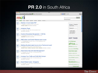 RedCube Presentation on Social Media / Multimedia for PR companies